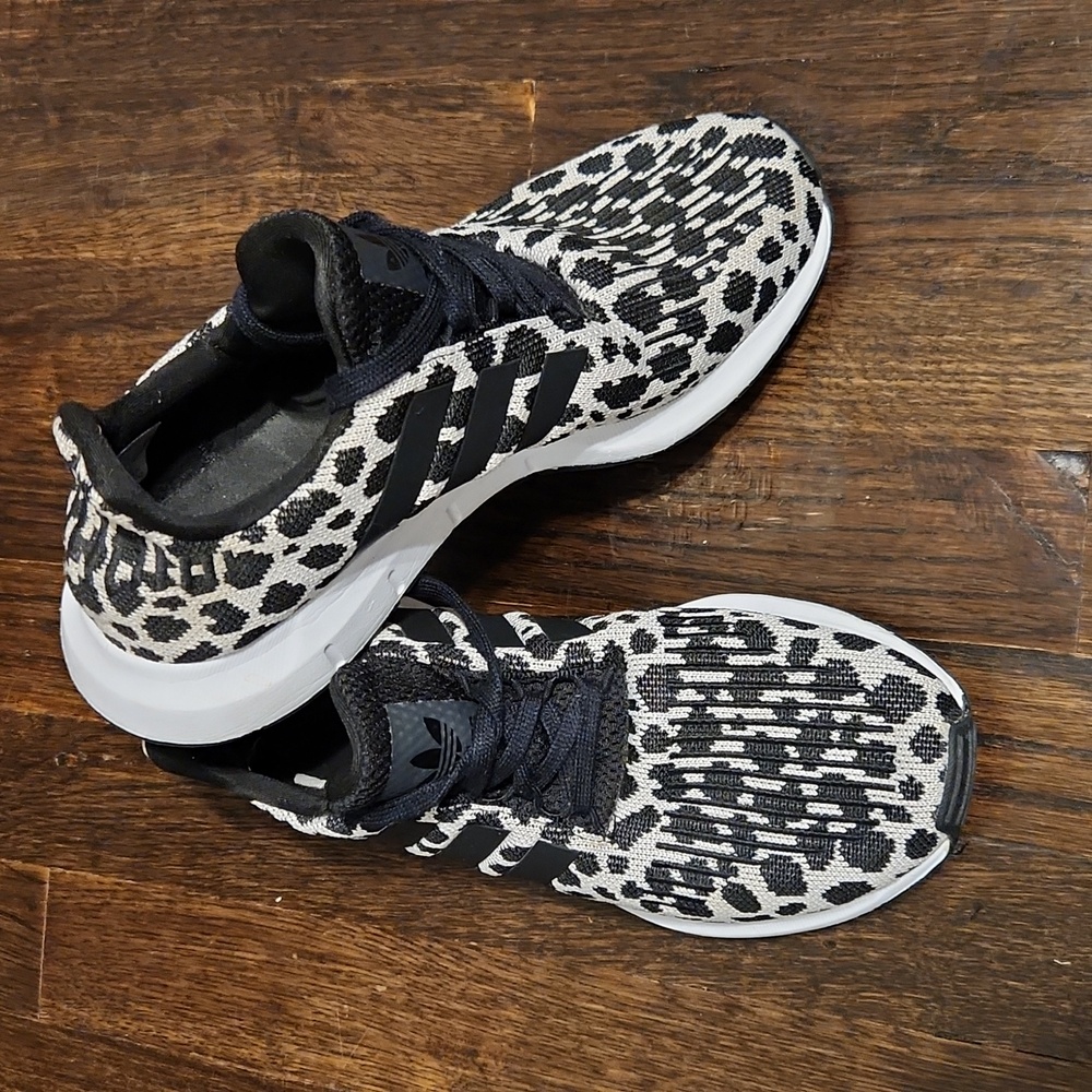 Adidas Leopard Print Running Shoes